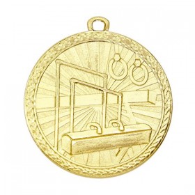 Gold Gymnastics Medal 2" - MSB1025G