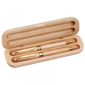 Pens and Wooden Case RM34
