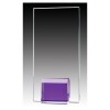 Purple Glass Trophy GL1802A-PU