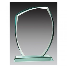 Jade Glass Trophy 6.75" H - GL15103A