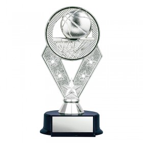 Silver Basketball Trophy 6.5" H - TZG121S