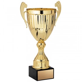 Gold Metal Trophy Cup 10.75" H - EC5021
