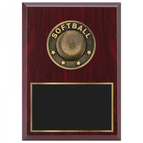 Softball Plaque 1870A-XF0026