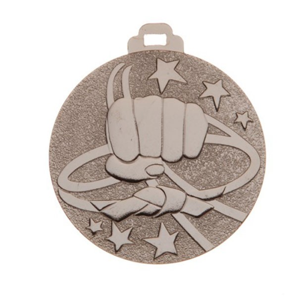Silver Martial Arts Medals 2 in 510-342-2