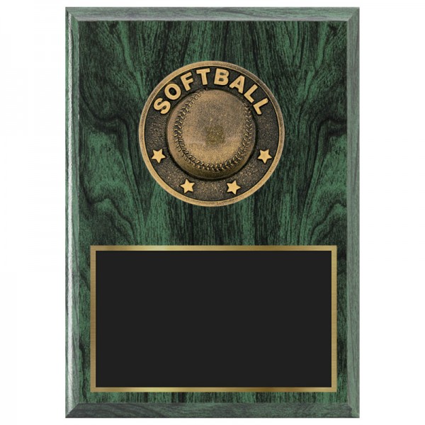 Softball Plaque 1470-XF0026