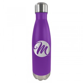 17 oz - Custom Purple Stainless Steel Water Bottle BTL04
