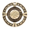 Gold Volleyball Medal 2.5" - MSP417G