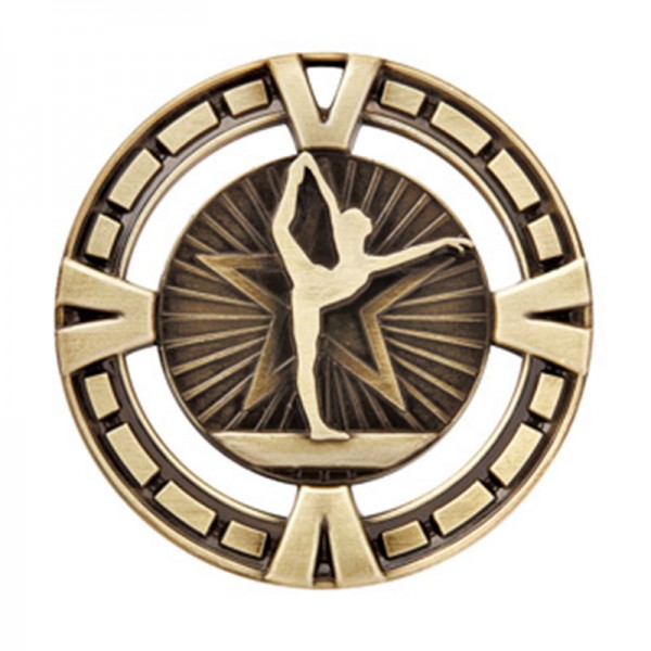 Gymnastic Gold Medal 2 1/2 in MSP425G
