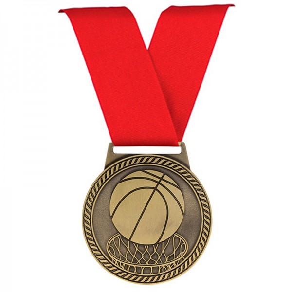 Médaille Basketball Or 3" - MSJ803G demo