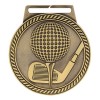 Gold Golf Medal 3" - MSJ807G