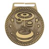Médaille Or Curling 3 po MSJ847G