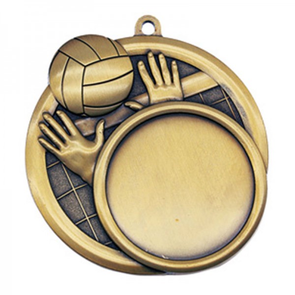 Médaille Volleyball Or 2.5" - MSI-2517G recto