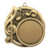 Médaille Musique Or 2.5" - MSI-2530G recto