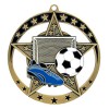Gold Soccer Medal 2.75" - MSE633G