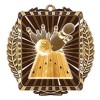 Gold 10-PIN Bowling Medal 3.5" MML6004G
