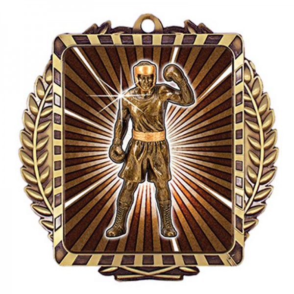 Médaille Boxe Or 3.5" - MML6009G