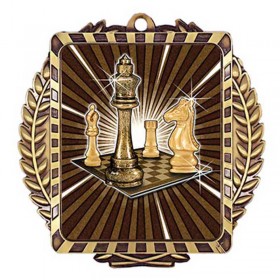 Gold Chess Medal 3.5" - MML6011G
