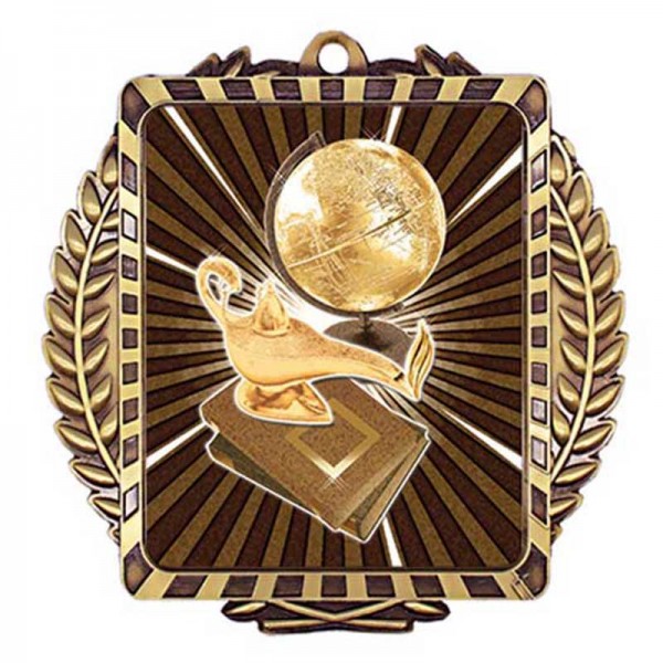 Médaille Académique Or 3.5" - MML6025
