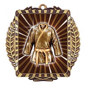 Martial Arts Gold Medal 3 1/2 in MML6051G