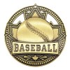 Médaille Or Baseball 2 3/4 po MSN502G