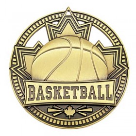 Médaille Basketball Or 2.75" - MSN503G
