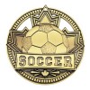 Gold Soccer Medal 2.75" - MSN513G
