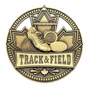 Gold Track and Field Medal 2.75" - MSN516G