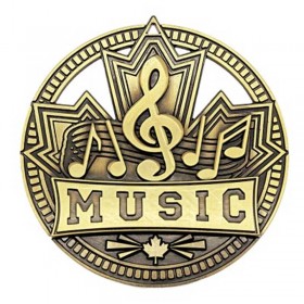 Music Gold Medal 2 3/4 in MSN530G
