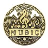 Gold Music Medal 2.75" - MSN530G