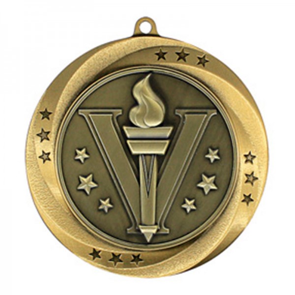 Gold Victory Medal 2.75" - MMI54901G