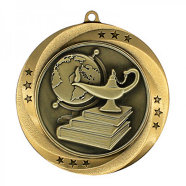 Gold Academic Medal 2.75" - MMI54912G