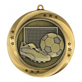 Médaille Or Soccer 2 3/4 po MMI54913G