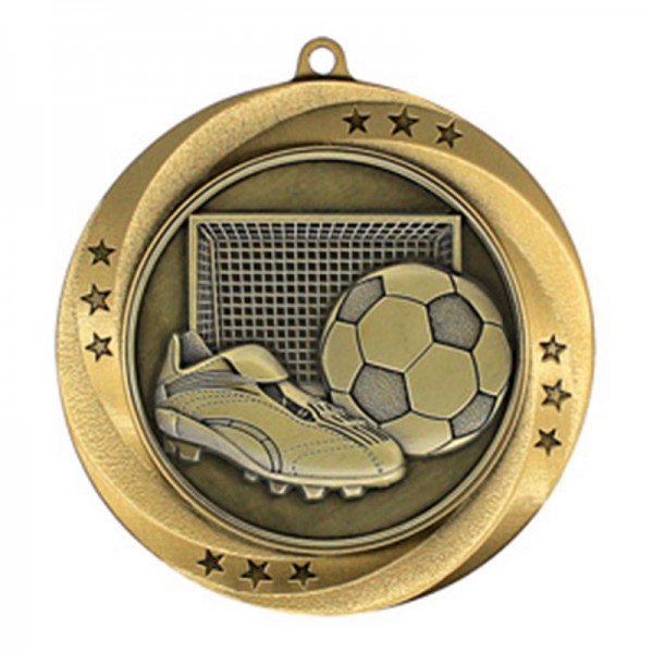 Gold Soccer Medal 2.75" - MMI54913G