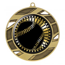 Gold Baseball Medal 2.75" - MMI50302G