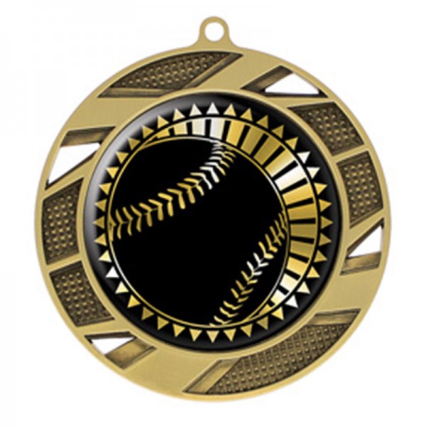 Médaille Baseball Or 2.75" - MMI50302G
