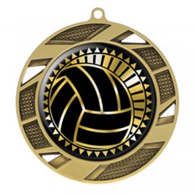 Médaille Or Volleyball 2 3/4 po MMI50317G