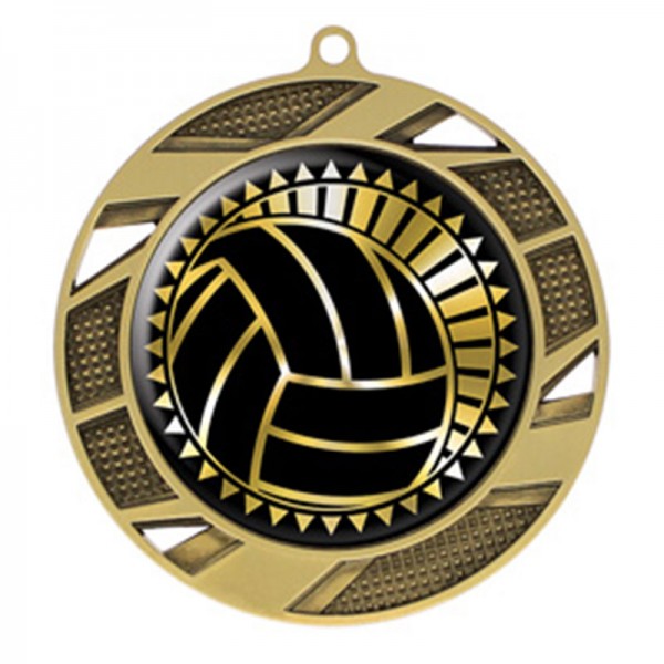 Médaille Or Volleyball 2 3/4 po MMI50317G