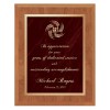 Maple and Red Plaque PLV465-MAPLE-RED
