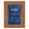 Maple and Blue Tribute Plaque PLV555MAPLE-BL