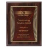 Cherrywood and Red Tribute Plaque PLV555CW-RD