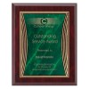 Red and Green Tribute Plaque PLV555RED-GR