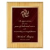 Bamboo and Red Plaque PLB342-RED
