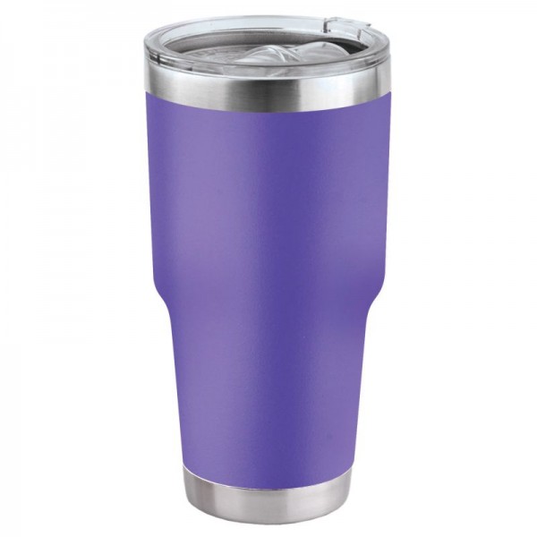 30 oz Customizable Vacuum Insulated Purple Tumbler LG14-PU
