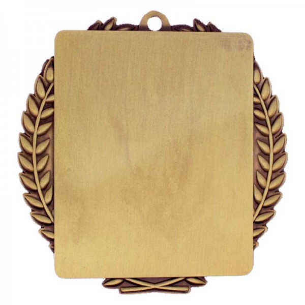 Gold Medal with Logo 3.5" - MML600G back