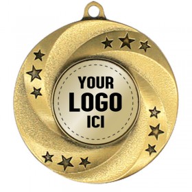 Junior Gold Medal with Logo 2" - MMI348G logo