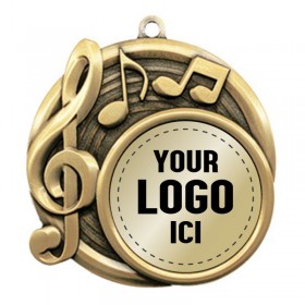 Gold Music Medal 2.5" - MSI-2530G logo