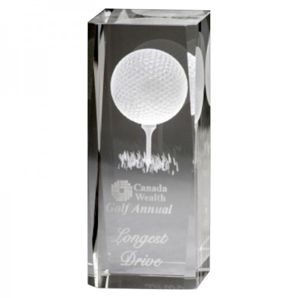Trophée de Golf Cristal GCY107