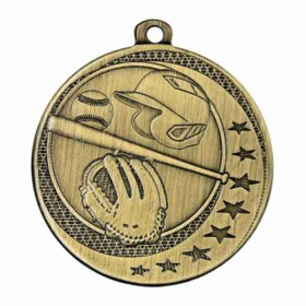 Médaille Baseball Or 2" - MSQ02G