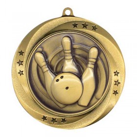 Gold Bowling Medal 2.75" - MMI54904G