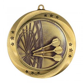 Médaille Or Fléchettes 2 3/4 po MMI54909G